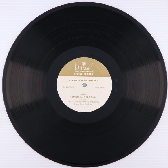 Schubert, Symphony No. 8 In B Minor, No. 3 In D Major LP Record Hallmark HLG 506 - Picture 15 of 16